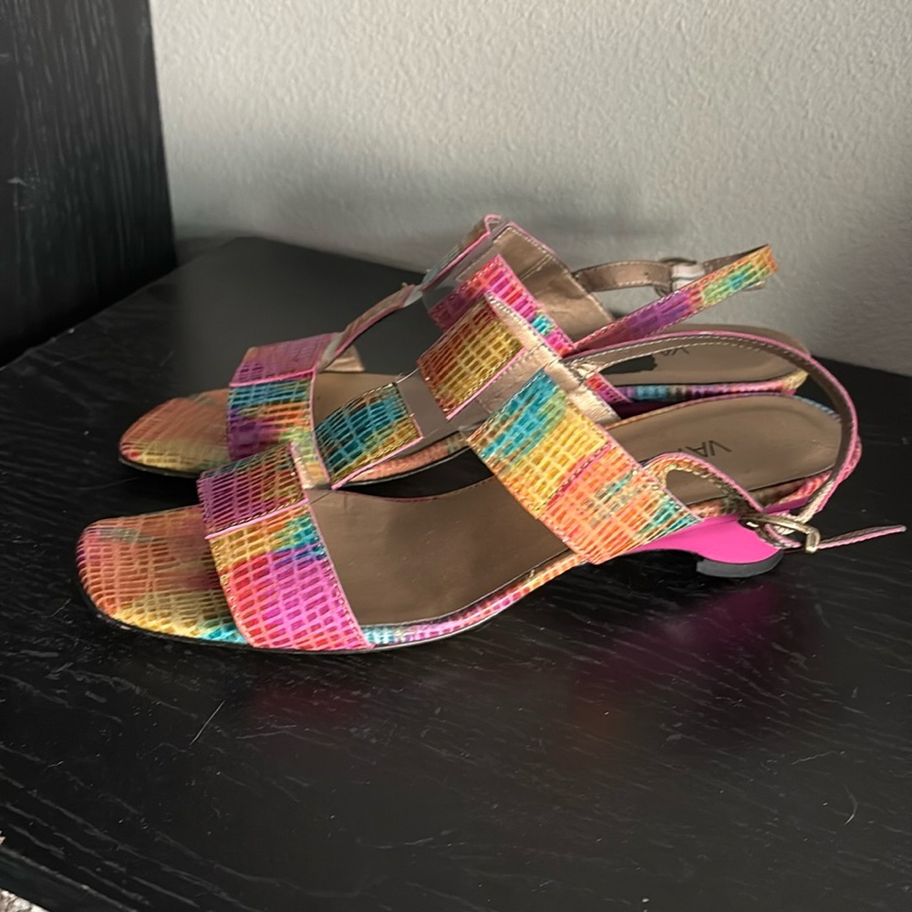 Vaneli colorful Women's Sandals size 7.5